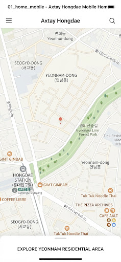Hongdae Location Map Preview